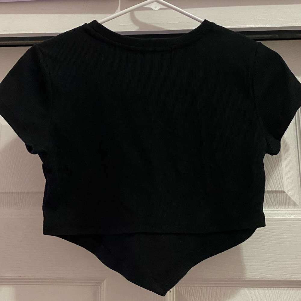 Black Angel Crop Top - Picture 4 of 5